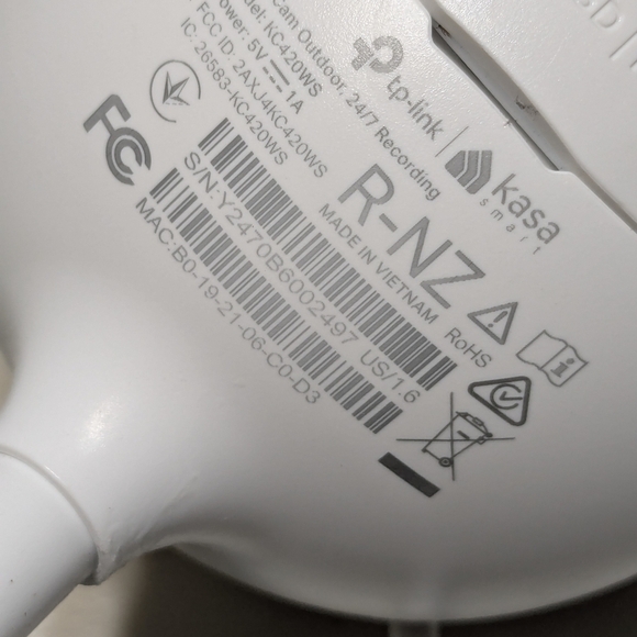 TP-Link Kasa KC420WS Smart Security Camera - Picture 8 of 9
